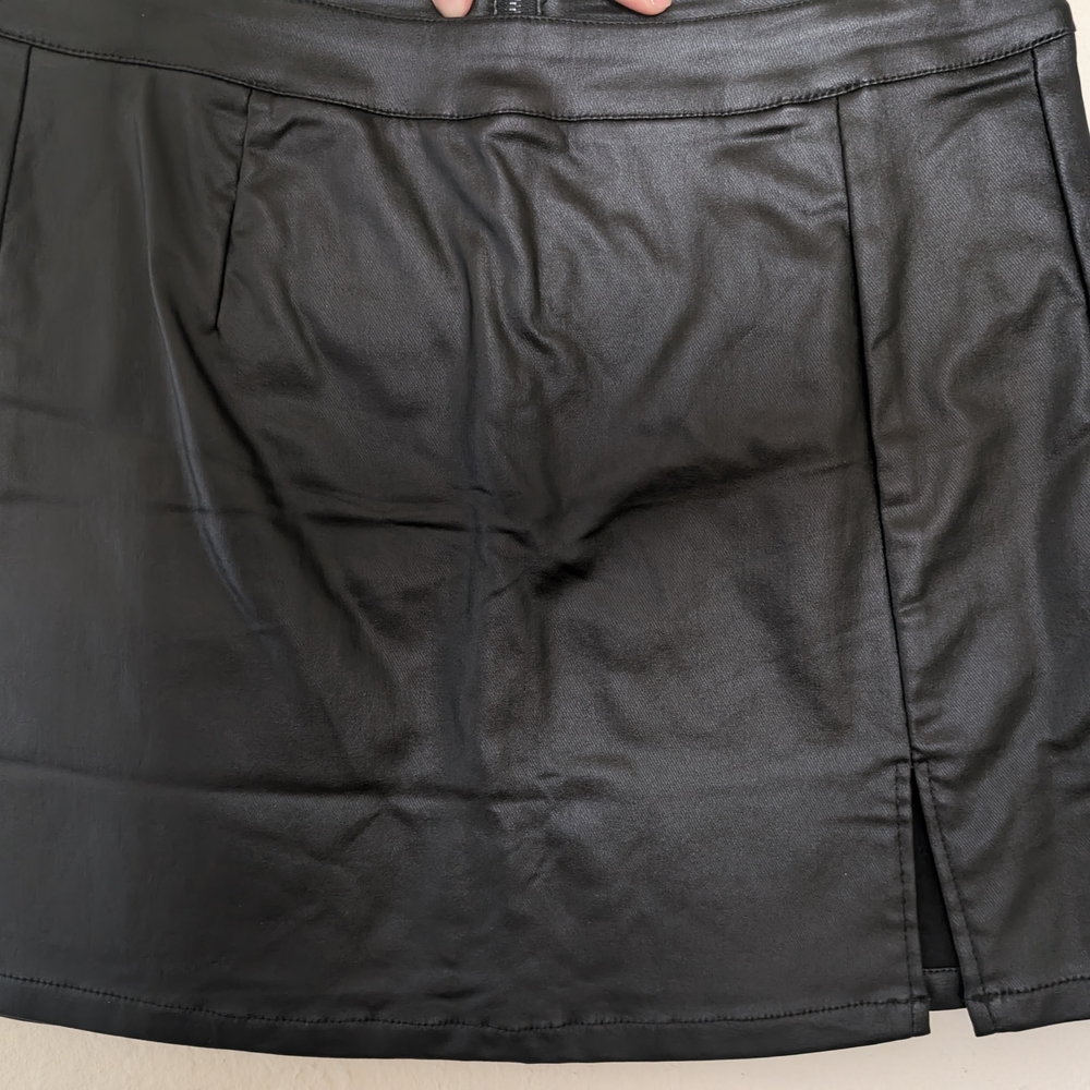 Black Leather Skirt
